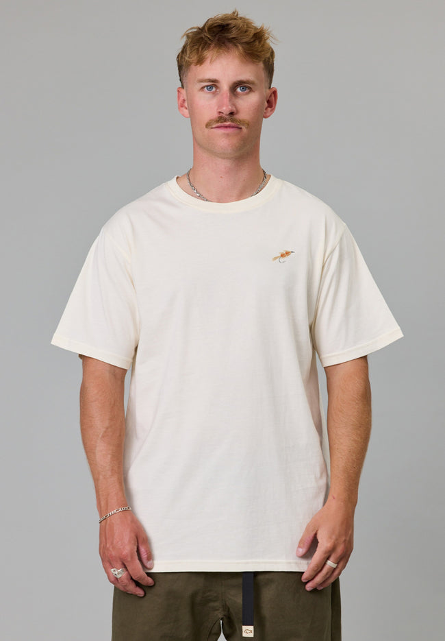 Fly Sea Tee - Antique White-Just Another Fisherman-P&amp;K The General Store