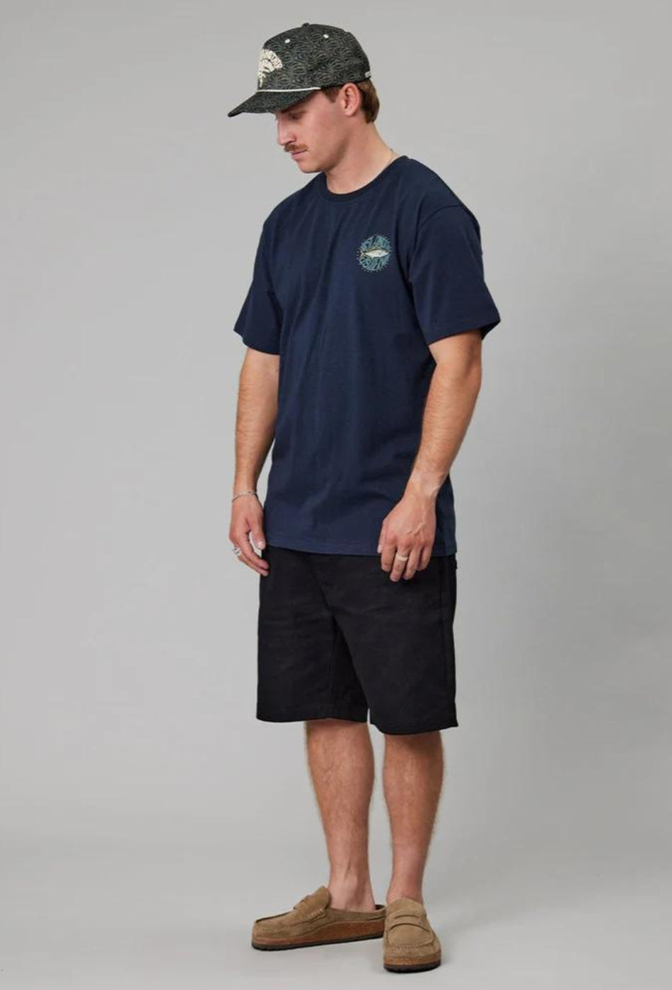 Trev Tee - Navy-Just Another Fisherman-P&K The General Store