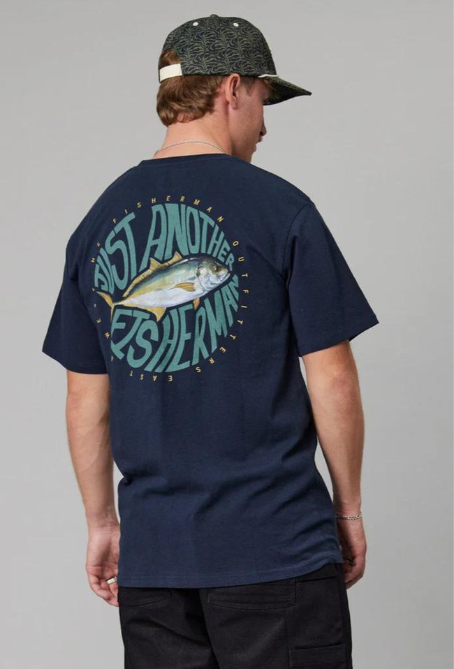 Trev Tee - Navy-Just Another Fisherman-P&amp;K The General Store