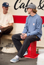 Load image into Gallery viewer, Heavy Shore LS Tee - Dusk Blue-Just Another Fisherman-P&amp;K The General Store
