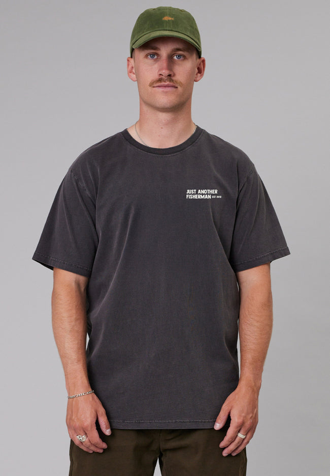 One More Cast Sea Tee - Aged Black-Just Another Fisherman-P&amp;K The General Store