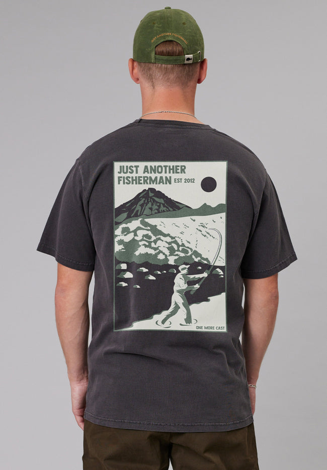 One More Cast Sea Tee - Aged Black-Just Another Fisherman-P&amp;K The General Store
