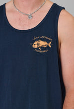 Load image into Gallery viewer, Snapper Singlet - Navy-Just Another Fisherman-P&amp;K The General Store
