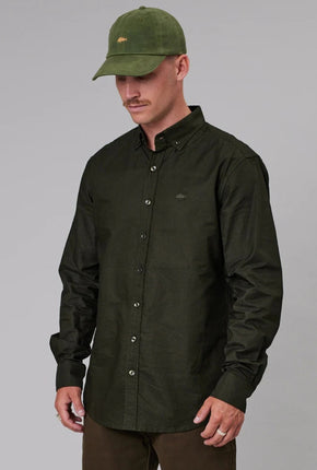 Stamp Work Shirt - Olive-Just Another Fisherman-P&amp;K The General Store