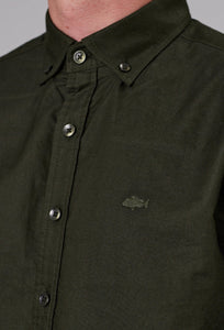 Stamp Work Shirt - Olive-Just Another Fisherman-P&amp;K The General Store