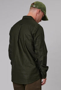 Stamp Work Shirt - Olive-Just Another Fisherman-P&amp;K The General Store