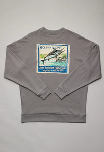 Tagged & Released Crew - Charcoal-Just Another Fisherman-P&amp;K The General Store
