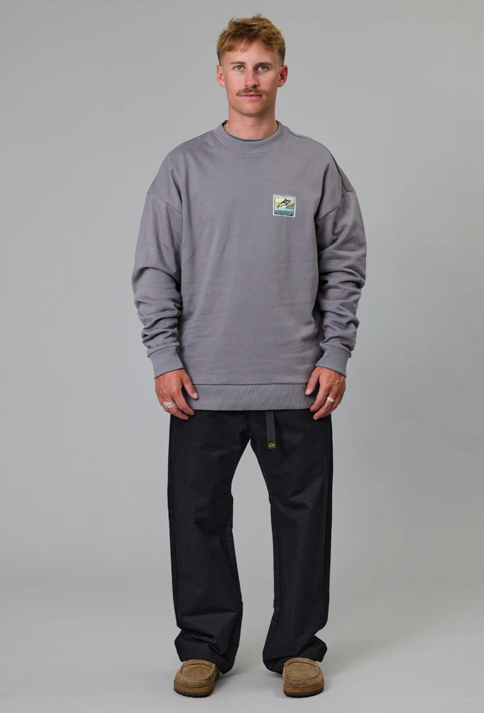 Tagged & Released Crew - Charcoal-Just Another Fisherman-P&K The General Store