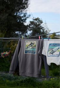 Tagged & Released Crew - Charcoal-Just Another Fisherman-P&amp;K The General Store