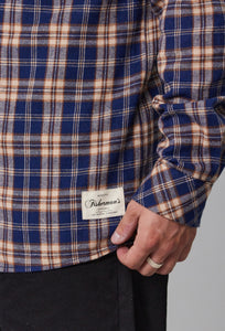 Boatyard Shirt - Dawn Blue Check-Just Another Fisherman-P&amp;K The General Store
