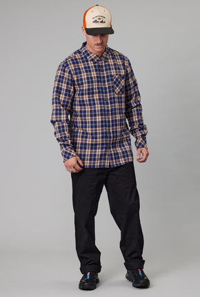 Boatyard Shirt - Dawn Blue Check-Just Another Fisherman-P&amp;K The General Store