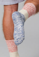 Load image into Gallery viewer, Port Sock - Cinnabar/Beige/Navy-Just Another Fisherman-P&amp;K The General Store
