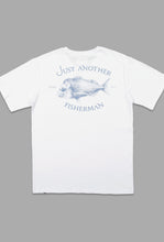 Load image into Gallery viewer, Snapper Logo Tee - White/Blue-Just Another Fisherman-P&amp;K The General Store
