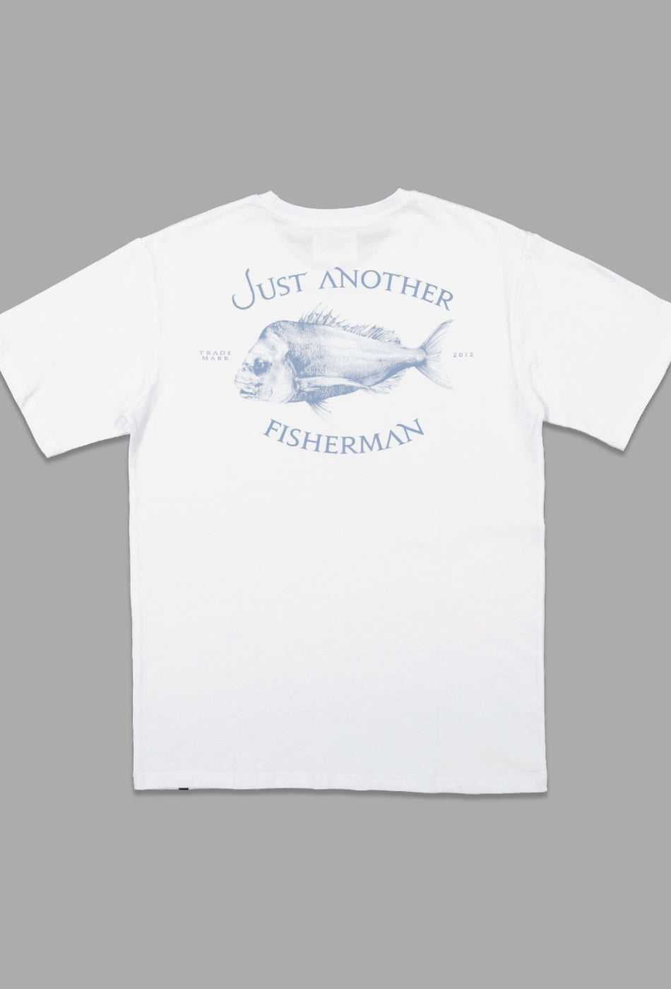 Snapper Logo Tee - White/Blue-Just Another Fisherman-P&K The General Store