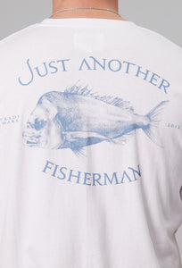 Snapper Logo Tee - White/Blue-Just Another Fisherman-P&amp;K The General Store