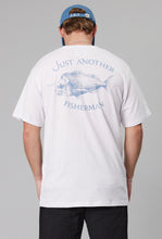 Load image into Gallery viewer, Snapper Logo Tee - White/Blue-Just Another Fisherman-P&amp;K The General Store
