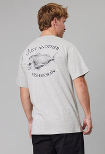 Snapper Logo Tee - Grey Marle/Navy-Just Another Fisherman-P&amp;K The General Store