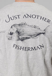 Snapper Logo Tee - Grey Marle/Navy-Just Another Fisherman-P&amp;K The General Store