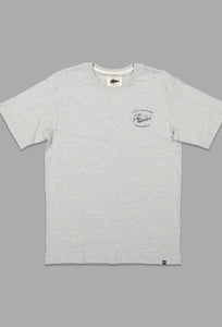 Snapper Logo Tee - Grey Marle/Navy-Just Another Fisherman-P&amp;K The General Store