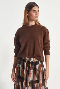 Dion Crew (Perino Knit) - Russet-JULIETTE HOGAN-P&amp;K The General Store