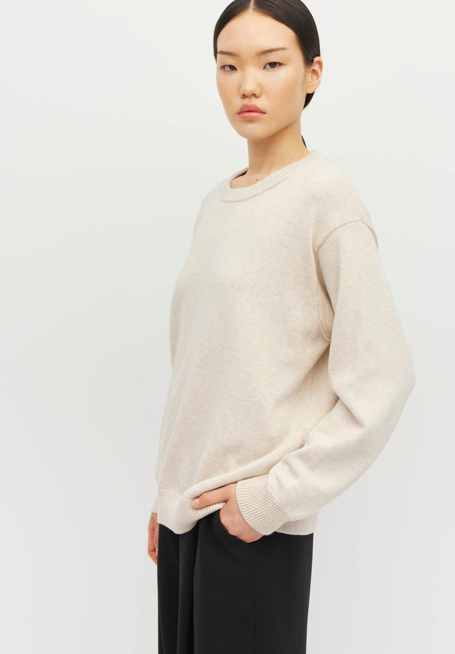 Cotton Sweatshirt - Toast Marle-JULIETTE HOGAN-P&amp;K The General Store
