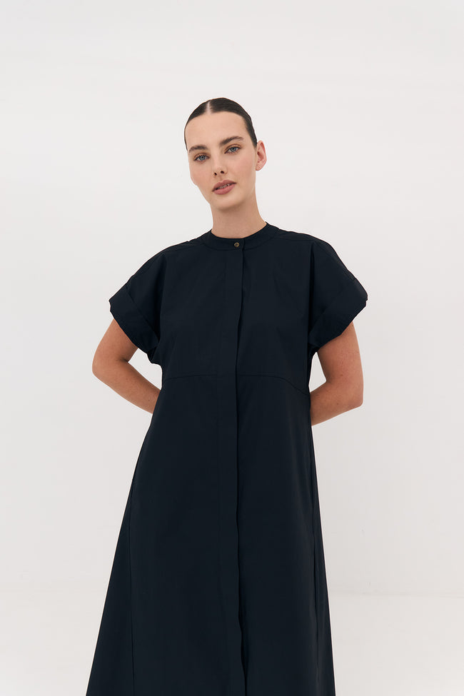 Leni Maxi Dress - Black-Josephine-P&amp;K The General Store