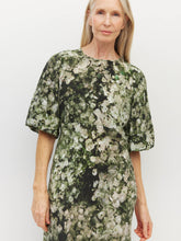 Load image into Gallery viewer, Arabella Dress - Gypsy Flora Crepe - Seagrass-JULIETTE HOGAN-P&amp;K The General Store
