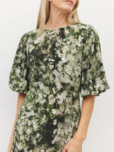 Load image into Gallery viewer, Arabella Dress - Gypsy Flora Crepe - Seagrass-JULIETTE HOGAN-P&amp;K The General Store
