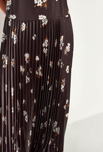 Betty Pleat Dress - Moonflower Twill - Golden-JULIETTE HOGAN-P&amp;K The General Store