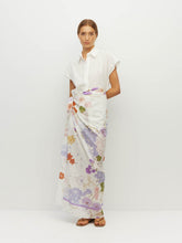 Load image into Gallery viewer, Border Sarong - Afterglow Cotton - Blanc-JULIETTE HOGAN-P&amp;K The General Store
