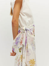 Load image into Gallery viewer, Border Sarong - Afterglow Cotton - Blanc-JULIETTE HOGAN-P&amp;K The General Store
