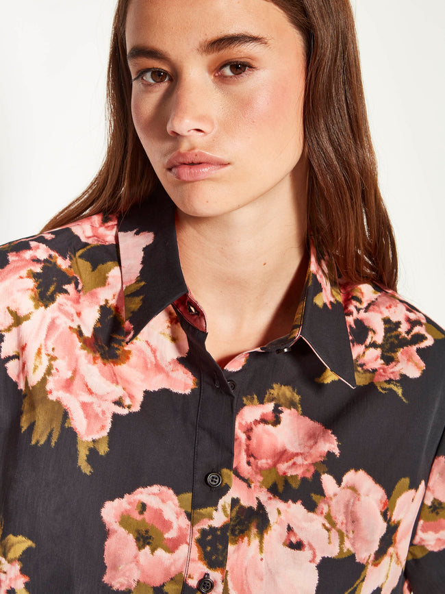 Everly Shirt - Ruffled Tulip - Shadow-JULIETTE HOGAN-P&amp;K The General Store