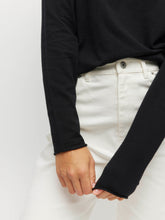 Load image into Gallery viewer, JHL Crew L/S T - Cotton Cashmere - Black-JULIETTE HOGAN-P&amp;K The General Store
