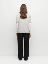 Load image into Gallery viewer, JHL Crew T - Cotton Cashmere - Soft Grey-JULIETTE HOGAN-P&amp;K The General Store
