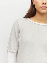 Load image into Gallery viewer, JHL Crew T - Cotton Cashmere - Soft Grey-JULIETTE HOGAN-P&amp;K The General Store
