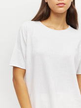 Load image into Gallery viewer, JHL Crew T - Cotton Cashmere - White-JULIETTE HOGAN-P&amp;K The General Store

