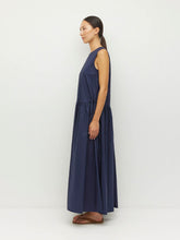 Load image into Gallery viewer, Romi Dress - Crisp Poplin - Navy-JULIETTE HOGAN-P&amp;K The General Store

