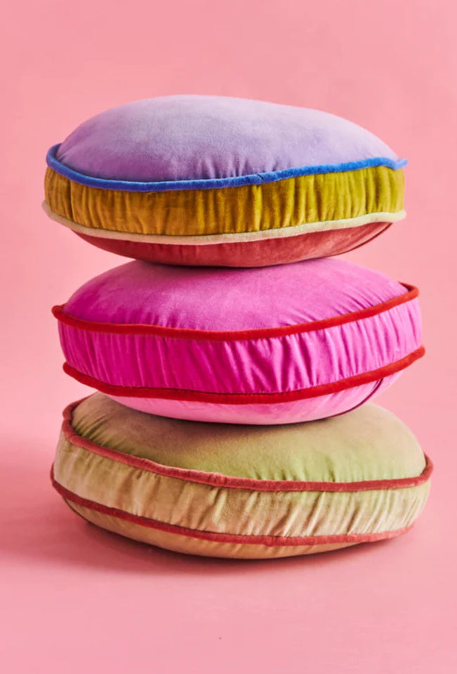 Velvet Pea Cushion - Pink Ambition-KIP & CO-P&amp;K The General Store