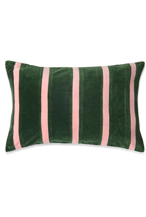Velvet Rectangle Cushion - Tuscan Stripe-KIP & CO-P&amp;K The General Store