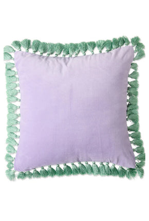 Velvet Tassel Cushion - Wisteria Lane-KIP & CO-P&amp;K The General Store