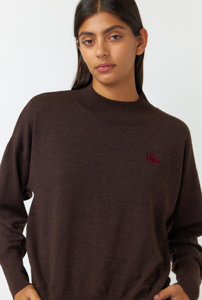 Teddy Jumper - Mahogany-KATE SYLVESTER-P&amp;K The General Store