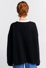 Load image into Gallery viewer, Runaway Girl Organic Cotton Crewneck Sweatshirt - Black-Karen Walker-P&amp;K The General Store
