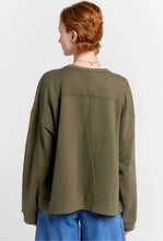 Load image into Gallery viewer, Runaway Girl Organic Cotton Crewneck Sweatshirt - Hunter Green-Karen Walker-P&amp;K The General Store
