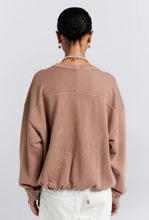 Load image into Gallery viewer, Runaway College Organic Cotton Crewneck Sweatshirt - Taupe-KAREN WALKER-P&amp;K The General Store
