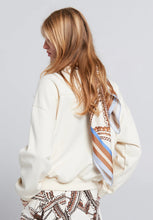 Load image into Gallery viewer, Runaway Carousel Organic Cotton Crew Sweatshirt - Ecru/Mocha-KAREN WALKER-P&amp;K The General Store
