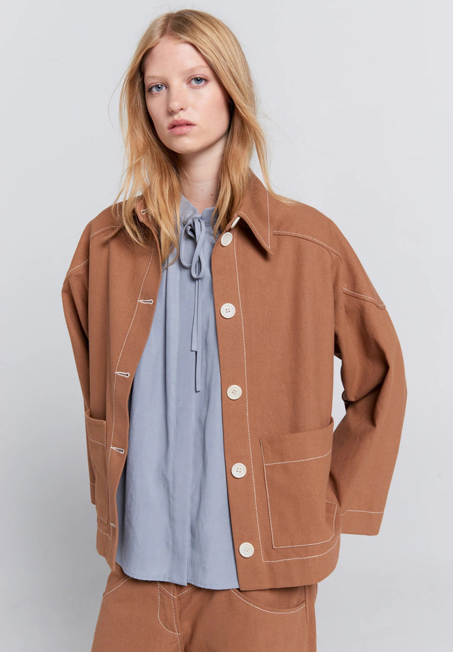 Fairground Jacket - Mocha-KAREN WALKER-P&amp;K The General Store