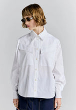 Load image into Gallery viewer, Squire Shirt - White-KAREN WALKER-P&amp;K The General Store
