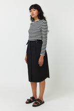 Load image into Gallery viewer, Stripey Long Sleeve Top - Black / Ivory-KATE SYLVESTER-P&amp;K The General Store
