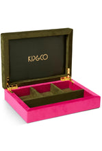 Load image into Gallery viewer, Velvet Jewellery Box - Prickly Pear-KIP &amp; CO-P&amp;K The General Store
