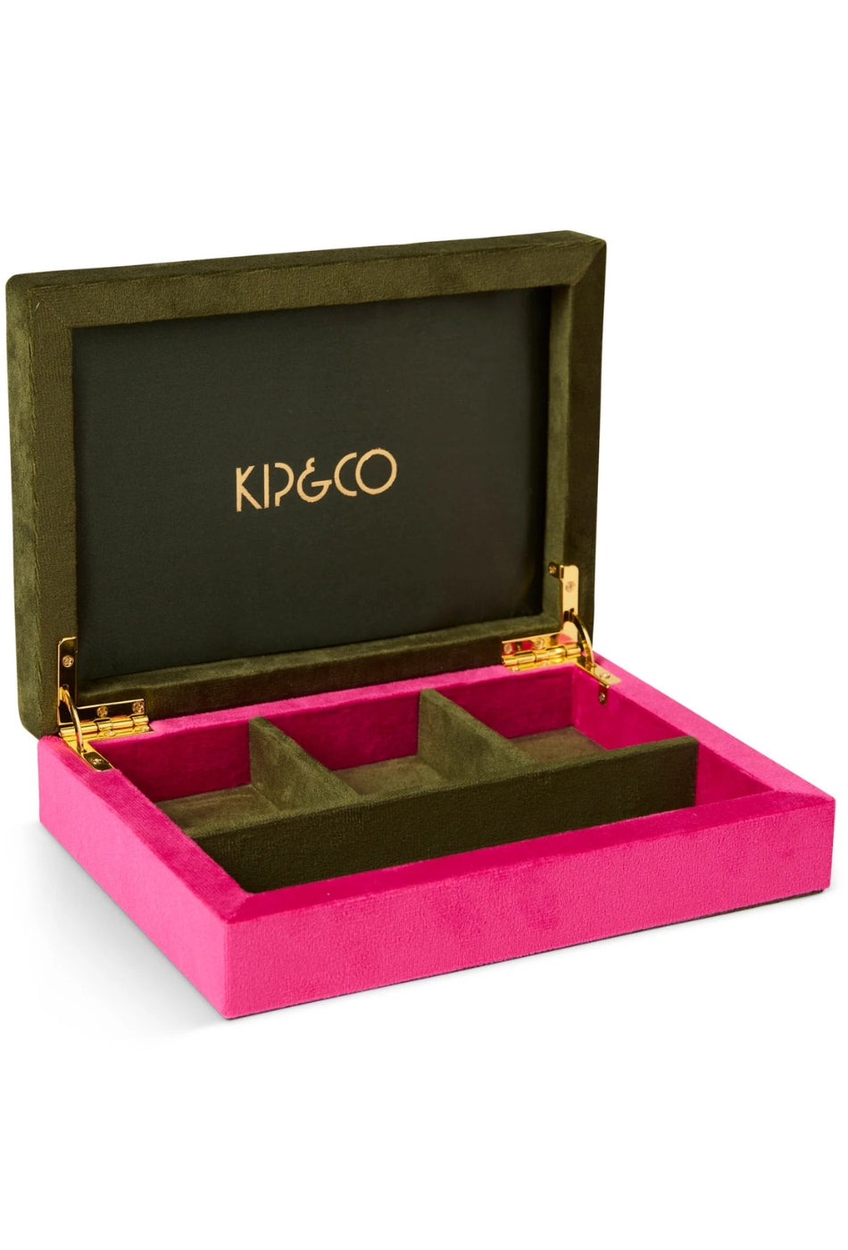 Velvet Jewellery Box - Prickly Pear-KIP & CO-P&K The General Store